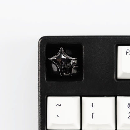 YMDK Cosmic Era Star Personalized Keycaps Cool Novel Homemade Metal Key Cap Creative Esc Key for Mechanical Keyboard