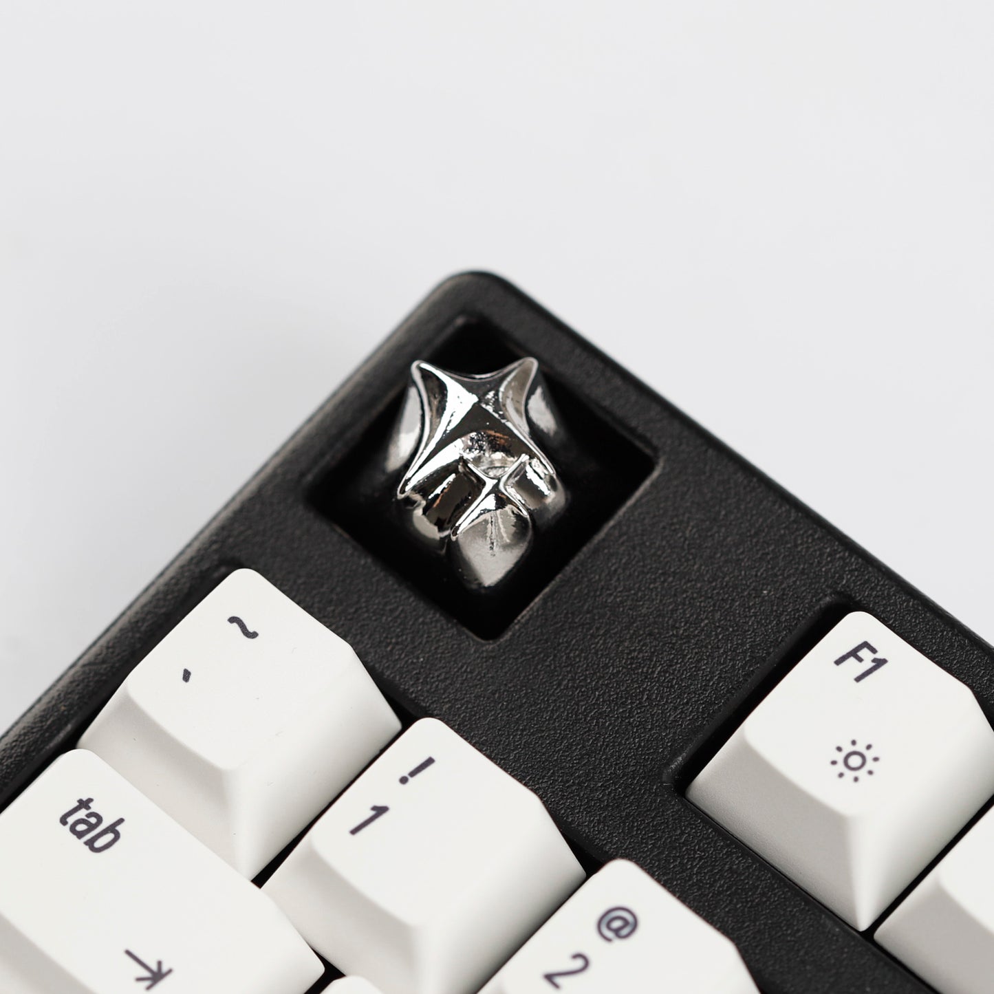 YMDK Cosmic Era Star Personalized Keycaps Cool Novel Homemade Metal Key Cap Creative Esc Key for Mechanical Keyboard