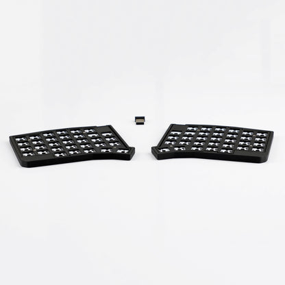 YMDK Sofle Wireless Split Keyboard 2.4Ghz 64 Keys Ergonomic Hotswappable 60% Layout 3D PLA Vial All Key Programmable Mini Independent Gaming Keyboard Kit