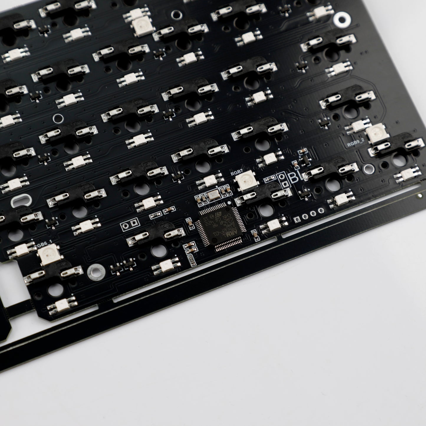YMD-Split 64 V2 Aluminum Case With Acrylic Layer Kit (RGB Underglow Hotswap Kit/VIAL Programmable)