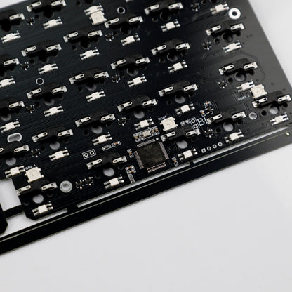YMD-Split 64 V2 Aluminum Case With Acrylic Layer Kit (RGB Underglow Hotswap Kit/VIAL Programmable)