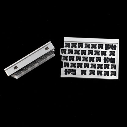 YMD-Split 64 V2 Aluminum Case With Acrylic Layer Kit (RGB Underglow Hotswap Kit/VIAL Programmable)