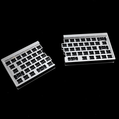 YMD-Split 64 V2 Aluminum Case With Acrylic Layer Kit (RGB Underglow Hotswap Kit/VIAL Programmable)