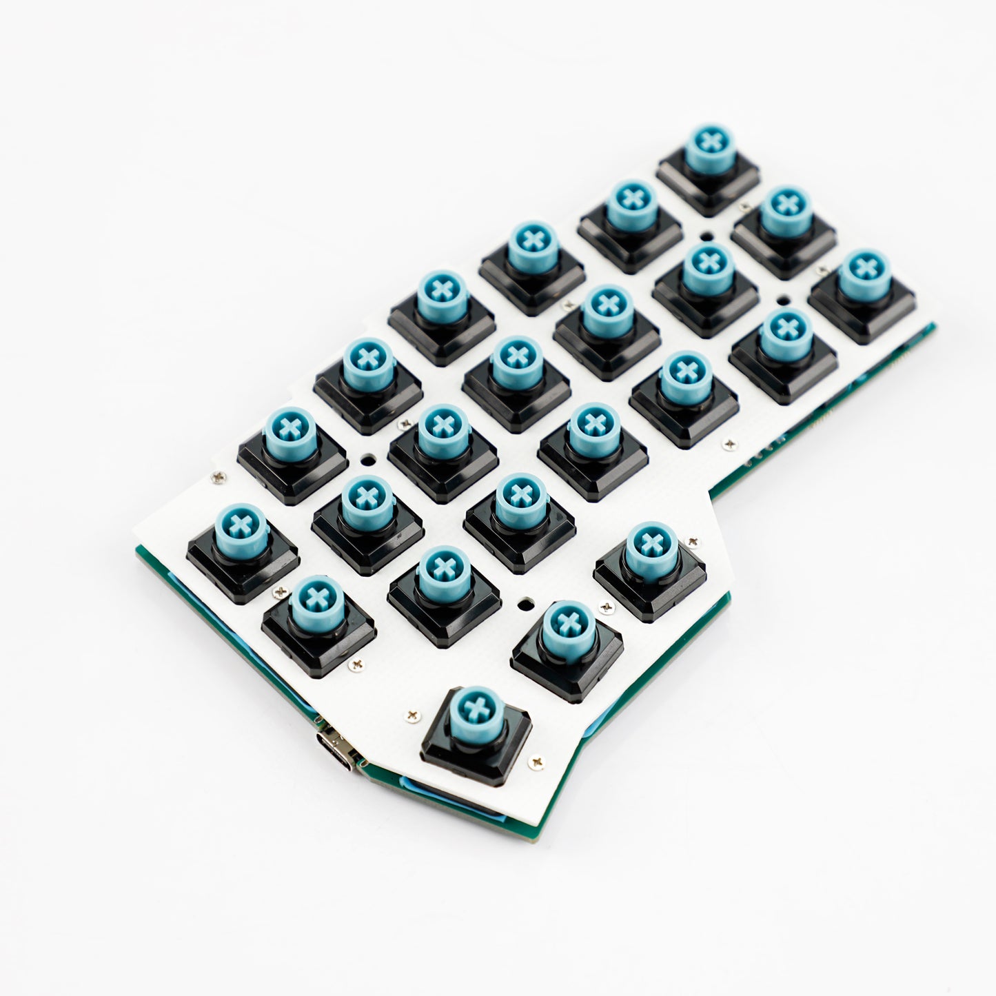 YMDK EC-Corne 45g Topre Split Keyboard 46 Keys Ergonomic 40% Layout QMK Vial All Key Programmable Mini Independent Gaming Keyboard Kit