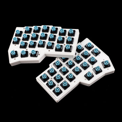 YMDK EC-Corne 45g Topre Split Keyboard 46 Keys Ergonomic 40% Layout QMK Vial All Key Programmable Mini Independent Gaming Keyboard Kit