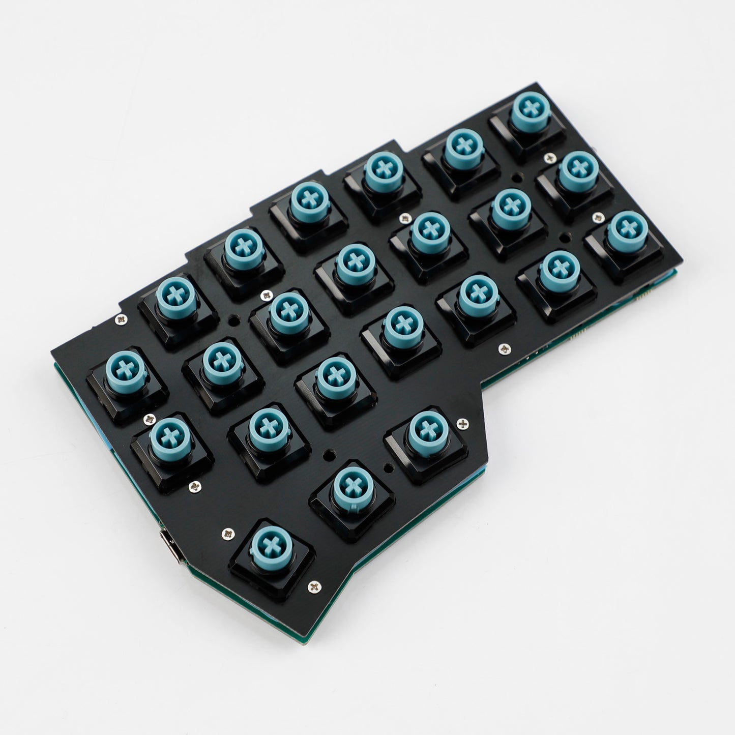 YMDK EC-Corne 45g Topre Split Keyboard 46 Keys Ergonomic 40% Layout QMK Vial All Key Programmable Mini Independent Gaming Keyboard Kit