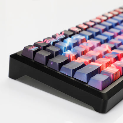 YMDK Wenshao Asuka Theme Keycaps Anime Full Set 130 Keys Sidelit Cherry Profile Dye Sub Custom Keycap for MX Mechanical Keyboard