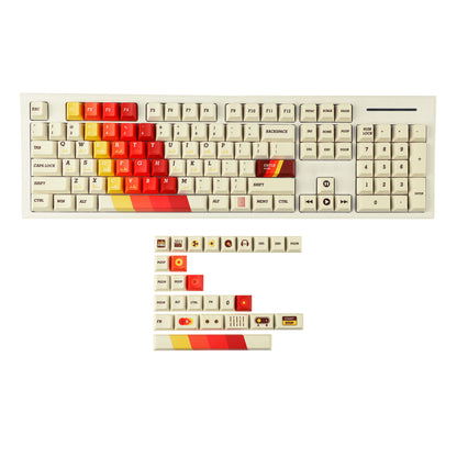 YMDK Cherry Profile 1970 Music Dye Sublimation Thick PBT MX Mechanical Keyboard Keycap