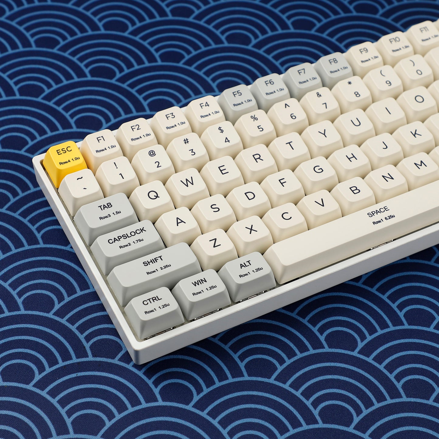 YMDK Industry Yellow 164 Keycaps(Dye Sub MDA Profile 1.55mmg)