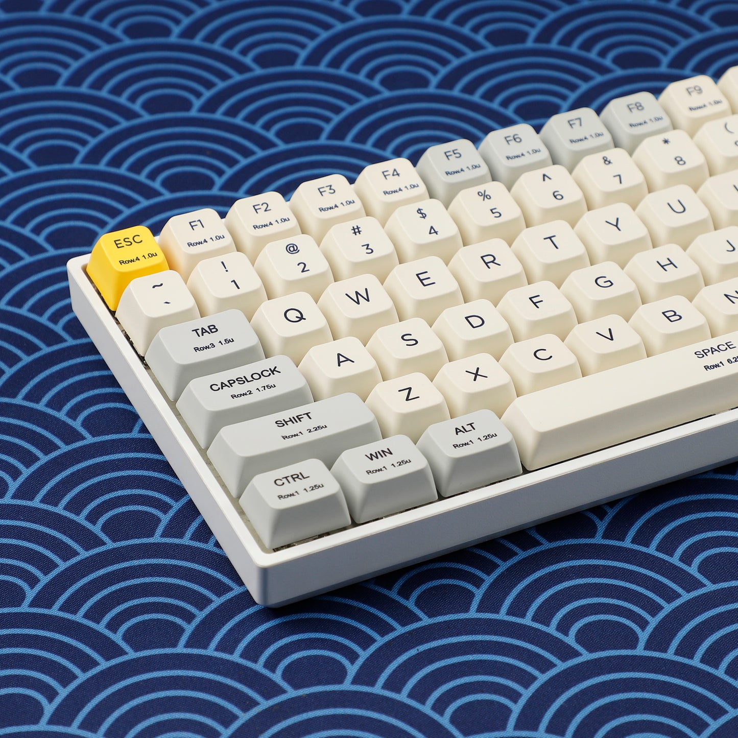 YMDK Industry Yellow 164 Keycaps(Dye Sub MDA Profile 1.55mmg)