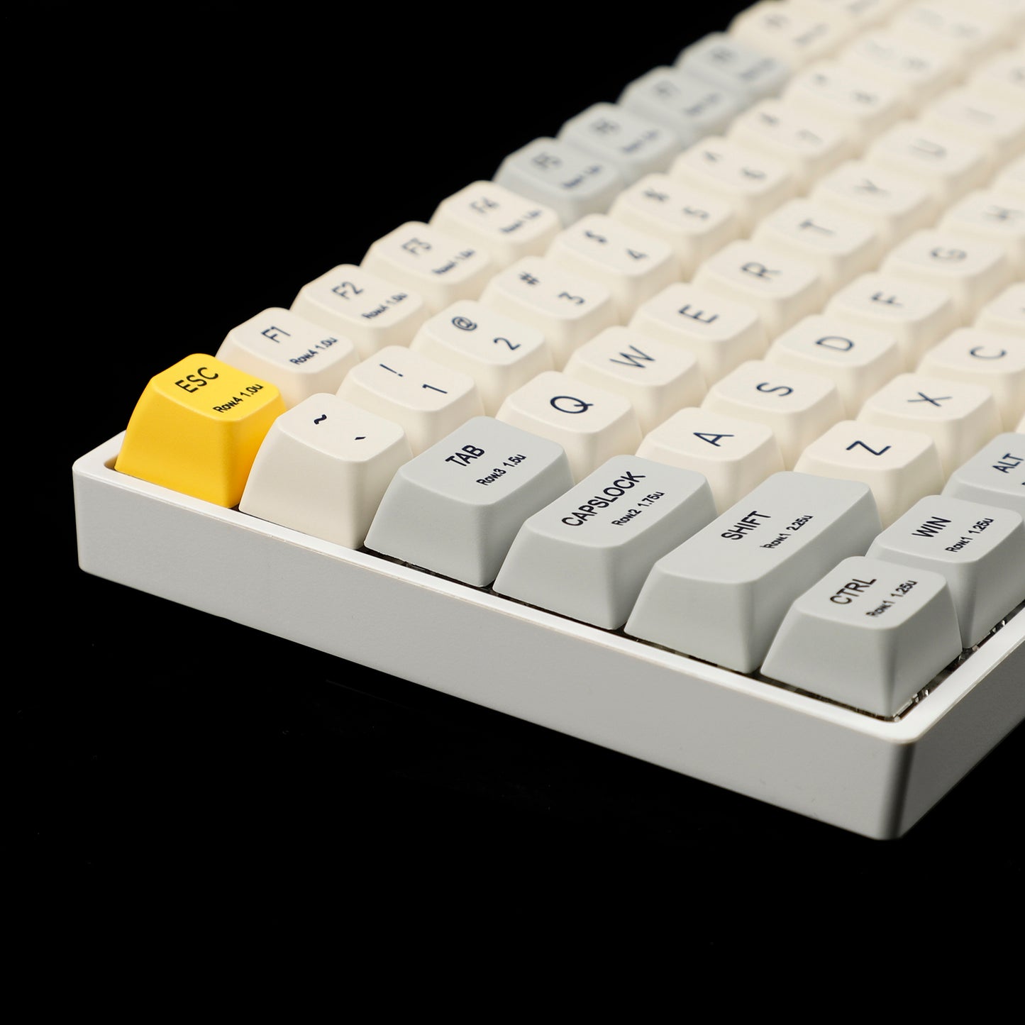 YMDK Industry Yellow 164 Keycaps(Dye Sub MDA Profile 1.55mmg)