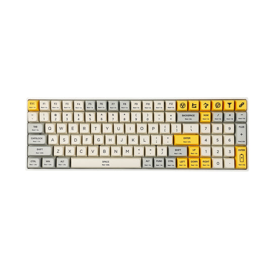 YMDK Industry Yellow 164 Keycaps(Dye Sub MDA Profile 1.55mmg)