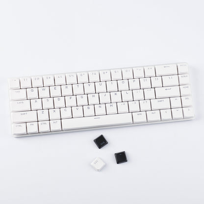 YMDK Ultra-slim Low Profile Keycaps 127 Keys Dye-Sub JWA Profile Backlit Shine Through Keycap for nuphy keychron 61/68/87/98/104/108 MX Ultra-Slim Keyboard
