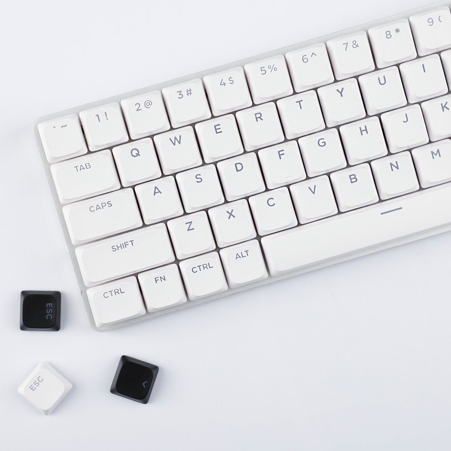 YMDK Ultra-slim Low Profile Keycaps 127 Keys Dye-Sub JWA Profile Backlit Shine Through Keycap for nuphy keychron 61/68/87/98/104/108 MX Ultra-Slim Keyboard
