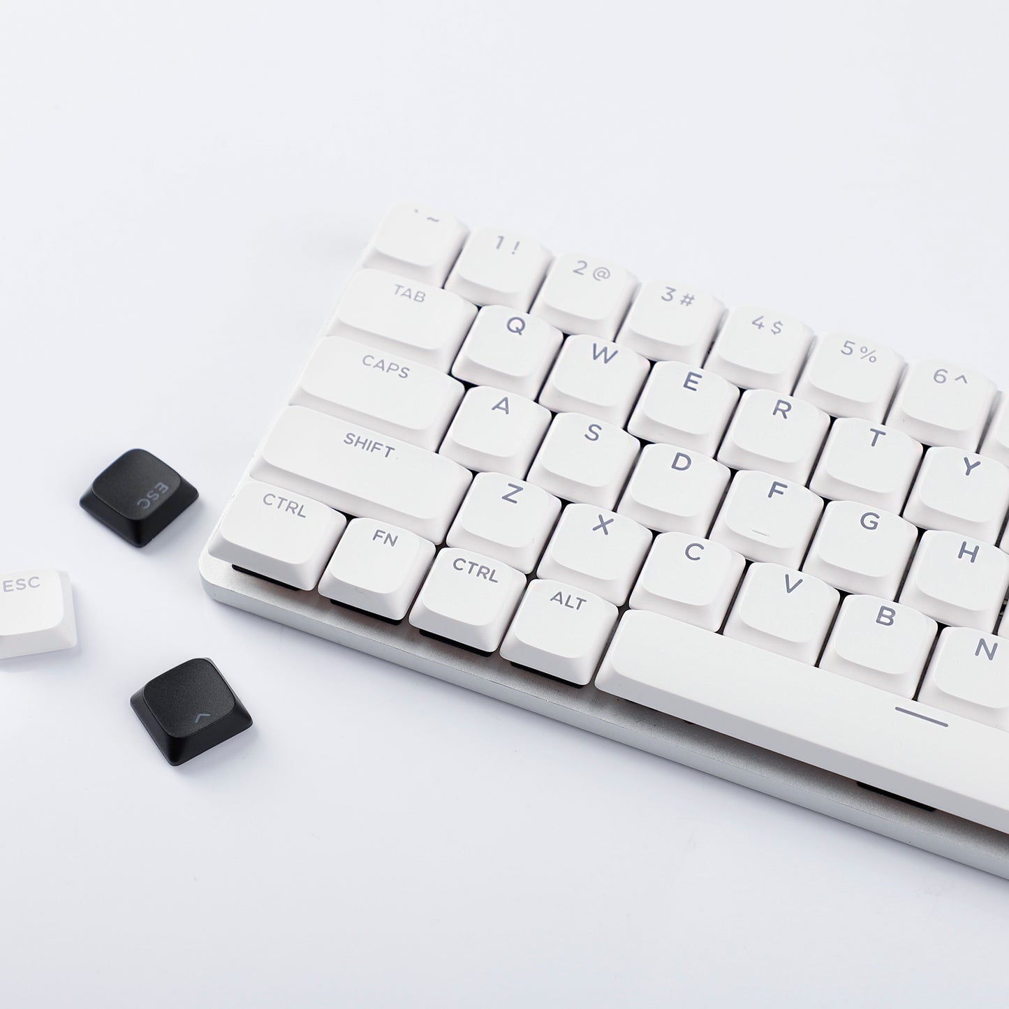 YMDK Ultra-slim Low Profile Keycaps 127 Keys Dye-Sub JWA Profile Backlit Shine Through Keycap for nuphy keychron 61/68/87/98/104/108 MX Ultra-Slim Keyboard