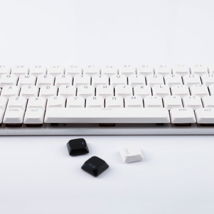 YMDK Ultra-slim Low Profile Keycaps 127 Keys Dye-Sub JWA Profile Backlit Shine Through Keycap for nuphy keychron 61/68/87/98/104/108 MX Ultra-Slim Keyboard