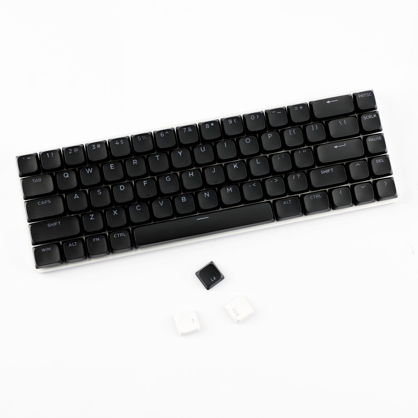 YMDK Ultra-slim Low Profile Keycaps 127 Keys Dye-Sub JWA Profile Backlit Shine Through Keycap for nuphy keychron 61/68/87/98/104/108 MX Ultra-Slim Keyboard