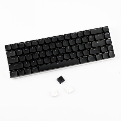 YMDK Ultra-slim Low Profile Keycaps 127 Keys Dye-Sub JWA Profile Backlit Shine Through Keycap for nuphy keychron 61/68/87/98/104/108 MX Ultra-Slim Keyboard