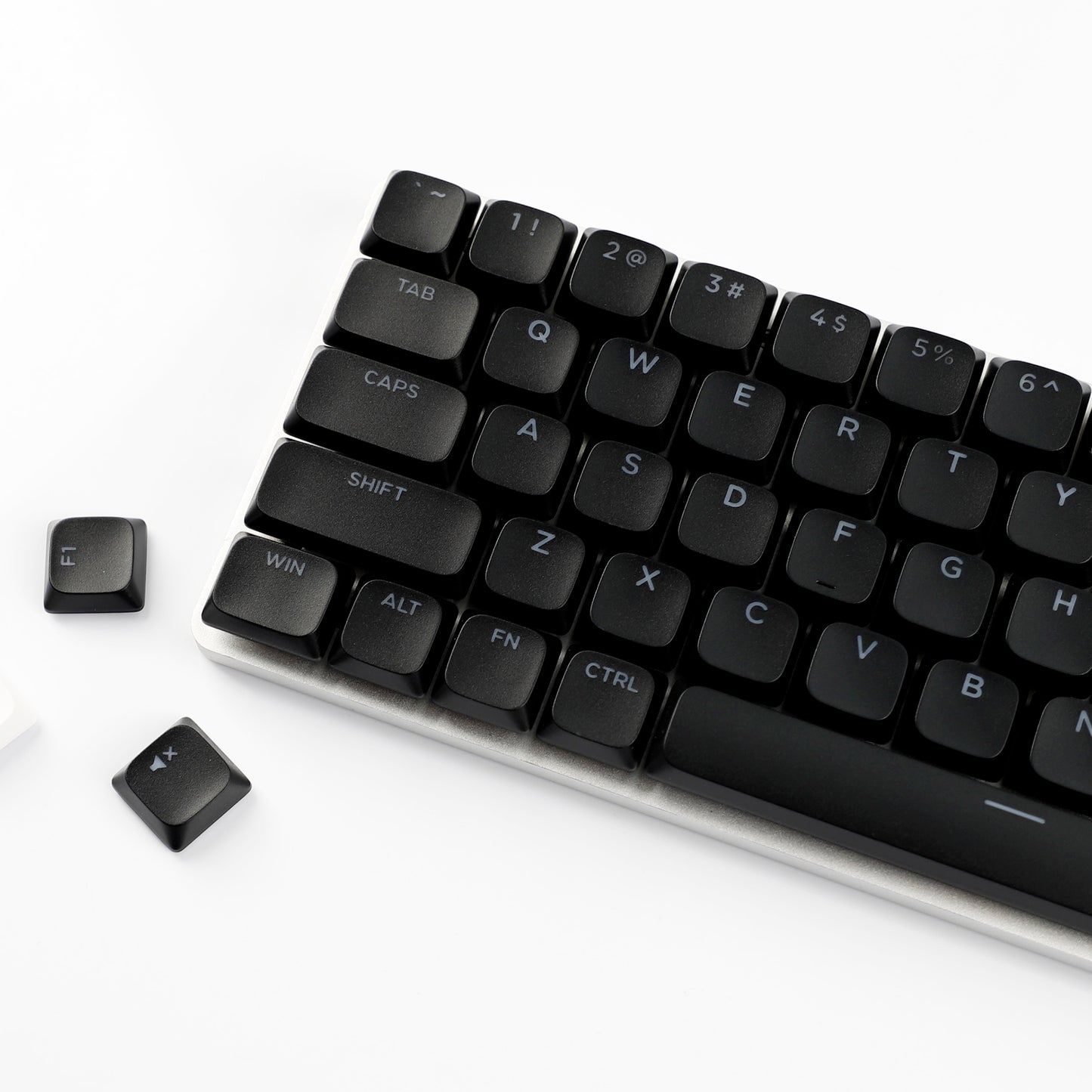 YMDK Ultra-slim Low Profile Keycaps 127 Keys Dye-Sub JWA Profile Backlit Shine Through Keycap for nuphy keychron 61/68/87/98/104/108 MX Ultra-Slim Keyboard