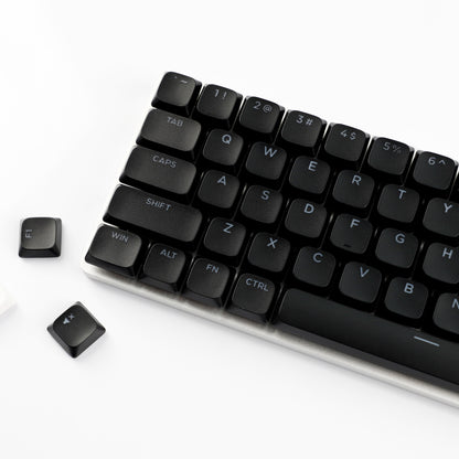 YMDK Ultra-slim Low Profile Keycaps 127 Keys Dye-Sub JWA Profile Backlit Shine Through Keycap for nuphy keychron 61/68/87/98/104/108 MX Ultra-Slim Keyboard