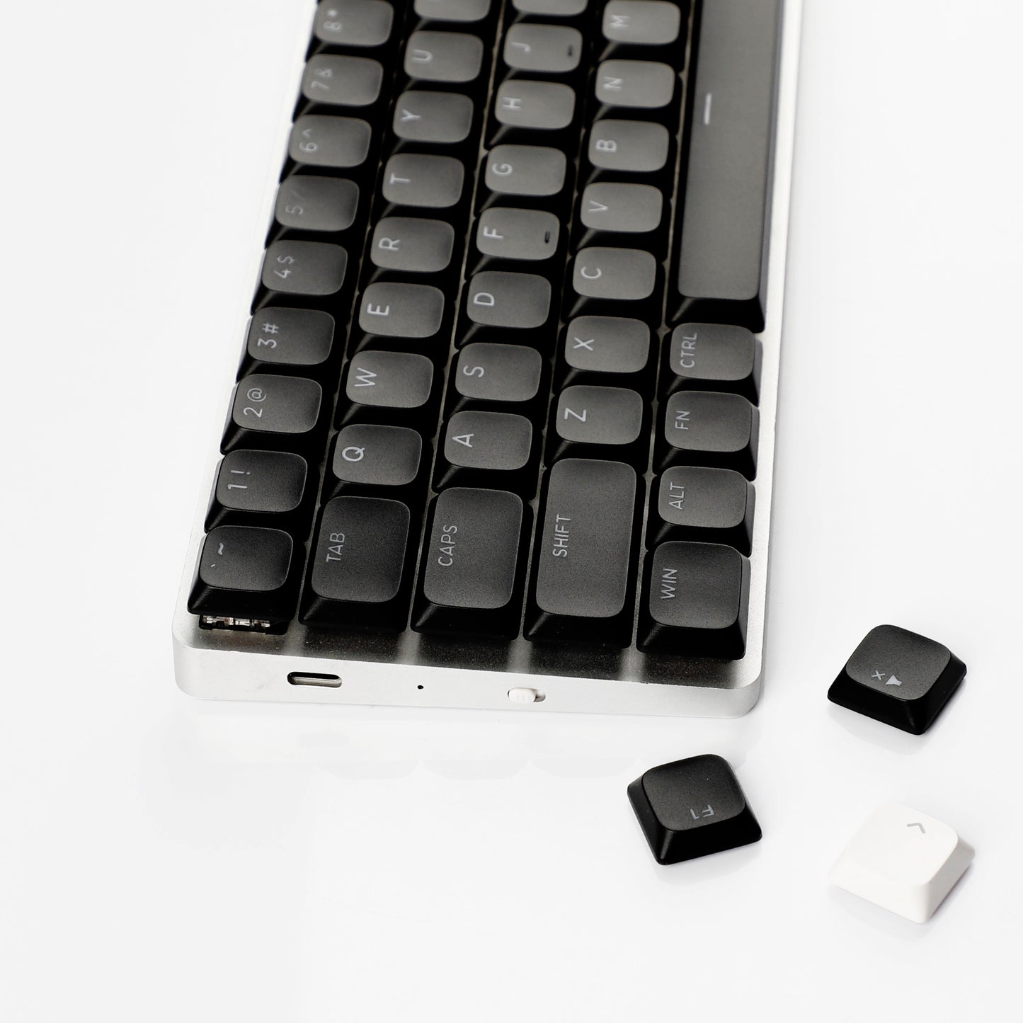 YMDK Ultra-slim Low Profile Keycaps 127 Keys Dye-Sub JWA Profile Backlit Shine Through Keycap for nuphy keychron 61/68/87/98/104/108 MX Ultra-Slim Keyboard