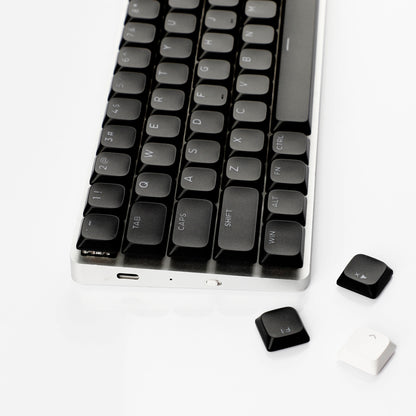 YMDK Ultra-slim Low Profile Keycaps 127 Keys Dye-Sub JWA Profile Backlit Shine Through Keycap for nuphy keychron 61/68/87/98/104/108 MX Ultra-Slim Keyboard
