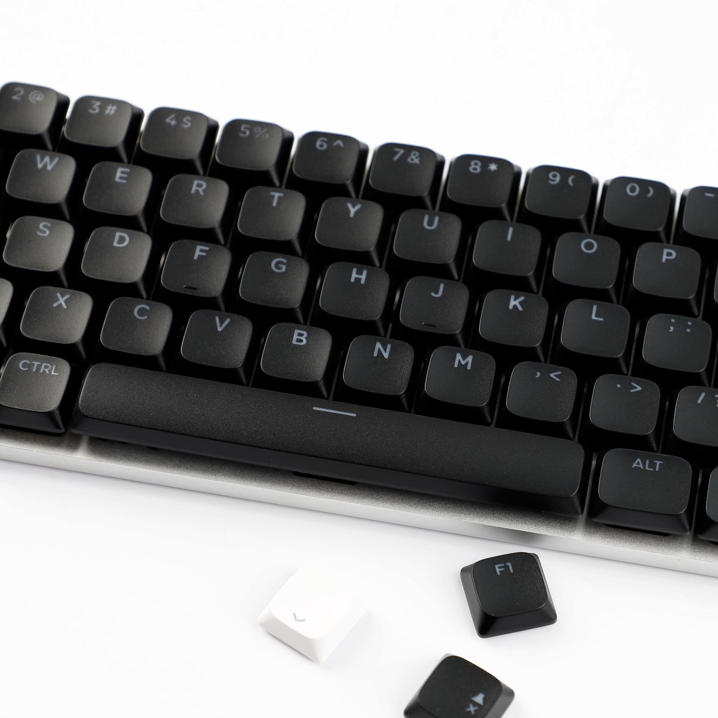 YMDK Ultra-slim Low Profile Keycaps 127 Keys Dye-Sub JWA Profile Backlit Shine Through Keycap for nuphy keychron 61/68/87/98/104/108 MX Ultra-Slim Keyboard