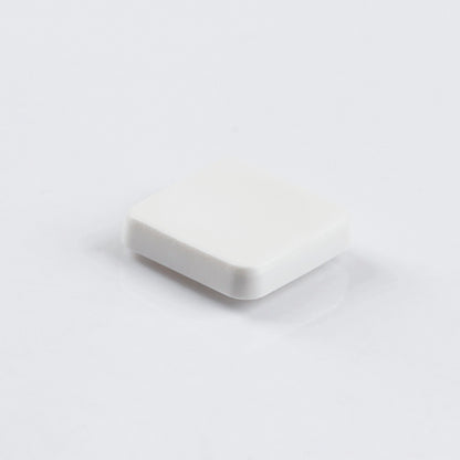 YMDK Square Round 1u Low Profile Blank Black White Keycaps PBT Material DIY for Kailh Choc 1350/1353 Switch Mechanical Keyboard