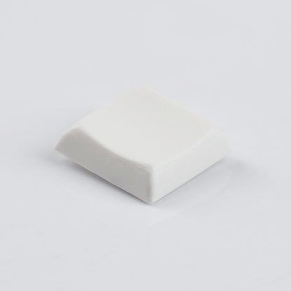 YMDK Square Round 1u Low Profile Blank Black White Keycaps PBT Material DIY for Kailh Choc 1350/1353 Switch Mechanical Keyboard