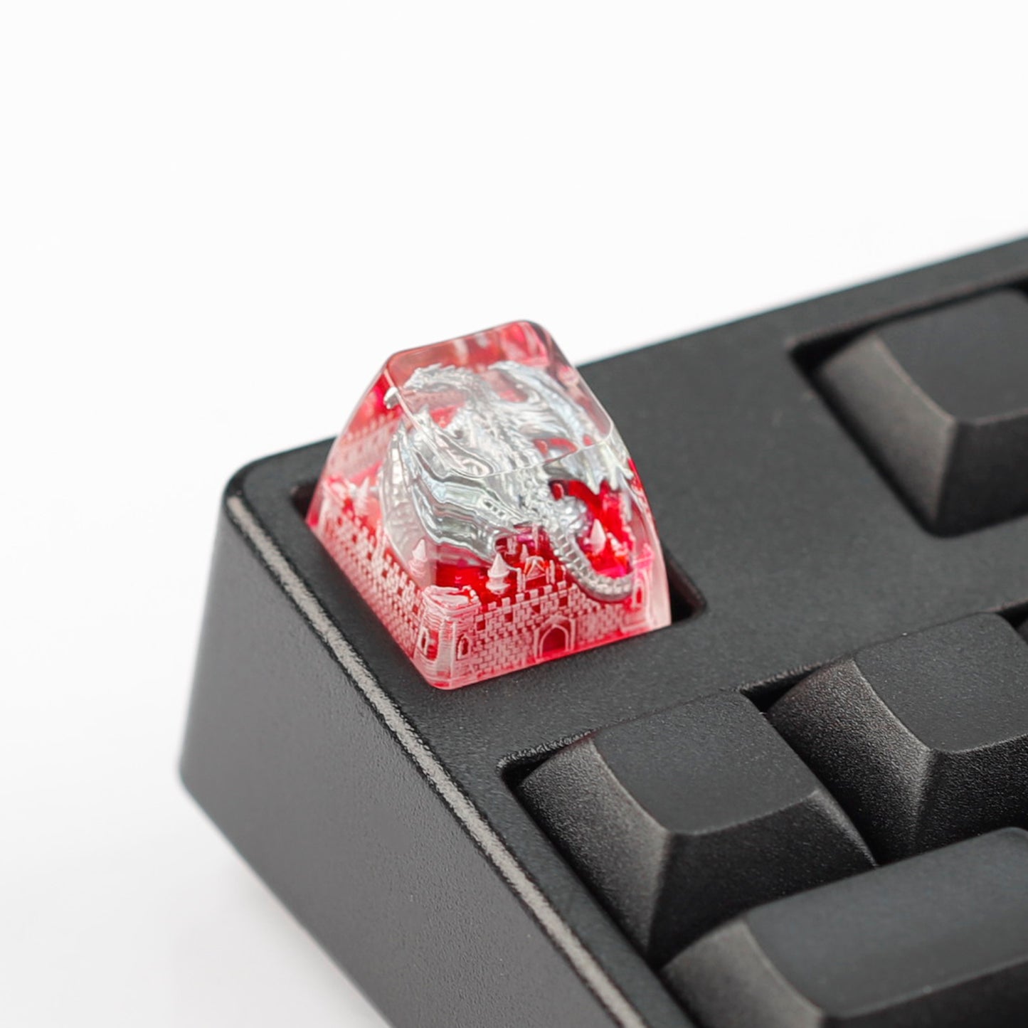 YMDK Dinosaur Resin Personalized Keycaps 1u R4 Novel Cool Key Caps for MX Mechanical Keyboards