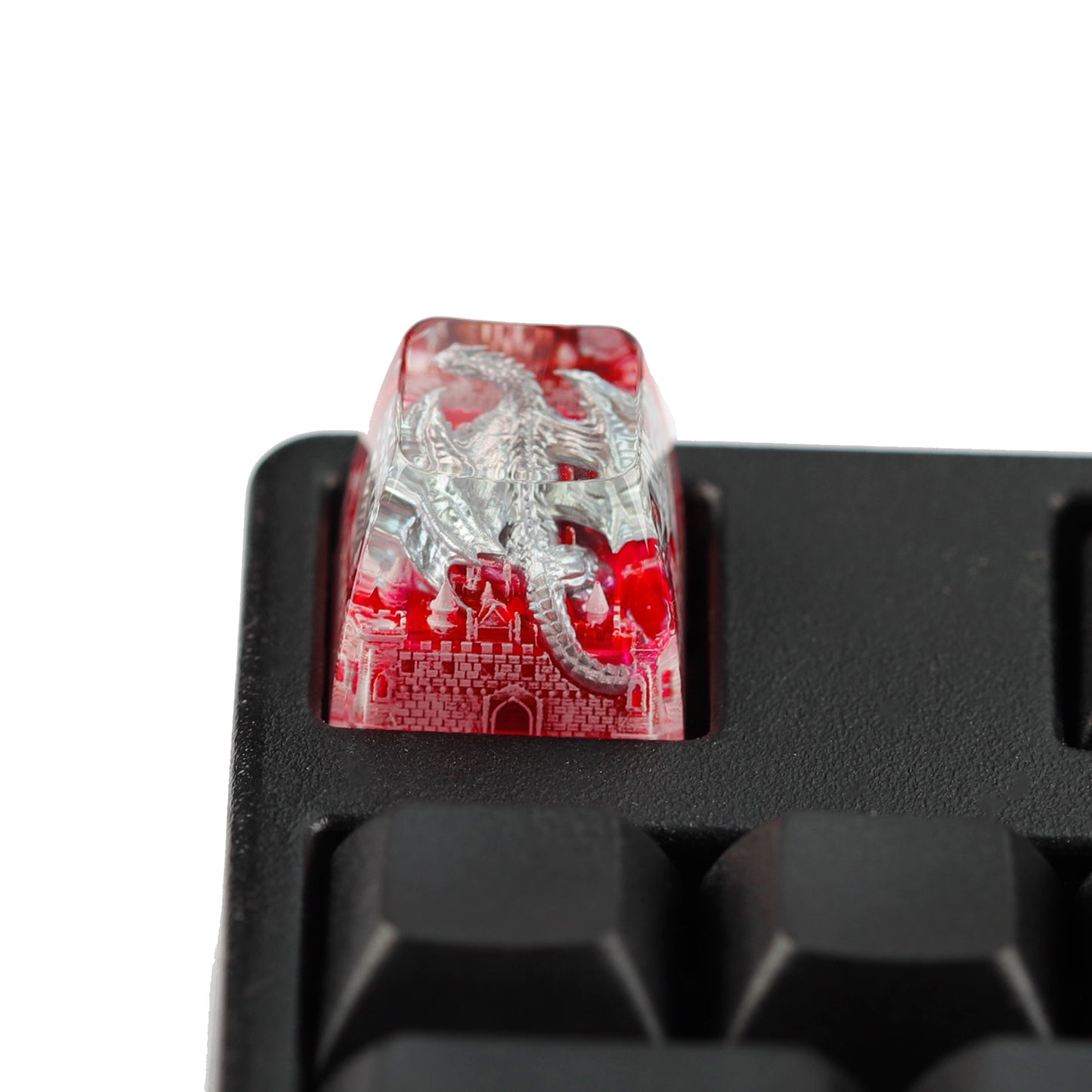 YMDK Dinosaur Resin Personalized Keycaps 1u R4 Novel Cool Key Caps for MX Mechanical Keyboards