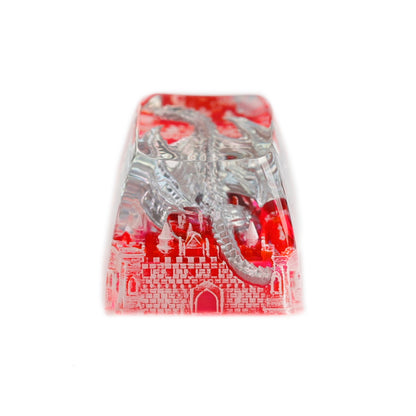 YMDK Dinosaur Resin Personalized Keycaps 1u R4 Novel Cool Key Caps for MX Mechanical Keyboards