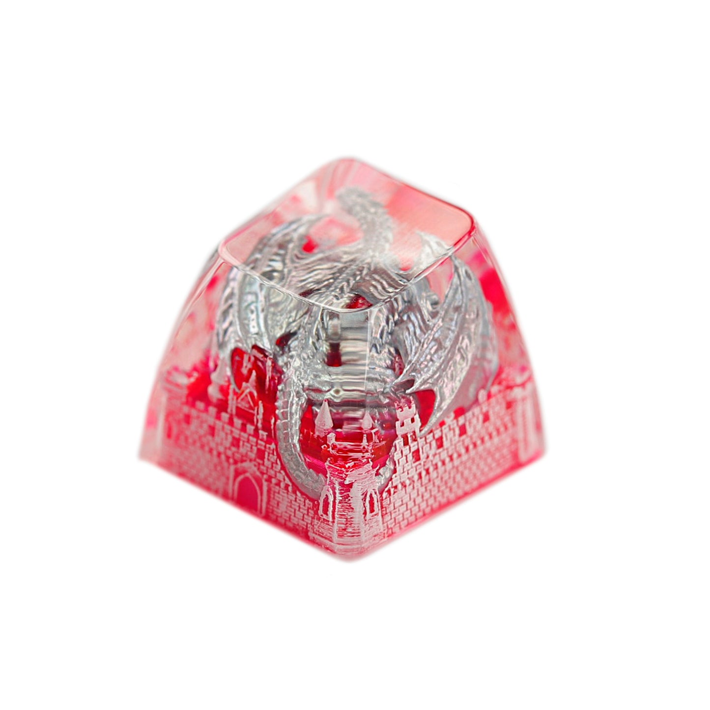 YMDK Dinosaur Resin Personalized Keycaps 1u R4 Novel Cool Key Caps for MX Mechanical Keyboards