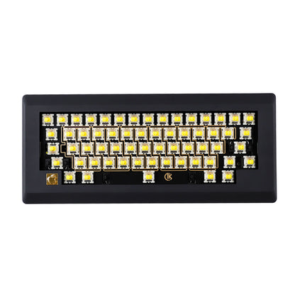 YMDK M0110 D0110 Retro 60% Mini keyboard Hot Swappable ANSI ISO Gasket Type C Detachable PCB Plastic Case FR4 Plate Mechanical Keyboard Kit（ Support VIA VIAL ）