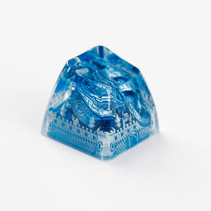 YMDK Dinosaur Resin Personalized Keycaps 1u R4 Novel Cool Key Caps for MX Mechanical Keyboards