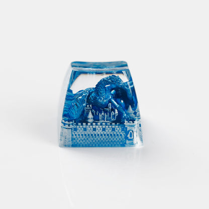 YMDK Dinosaur Resin Personalized Keycaps 1u R4 Novel Cool Key Caps for MX Mechanical Keyboards
