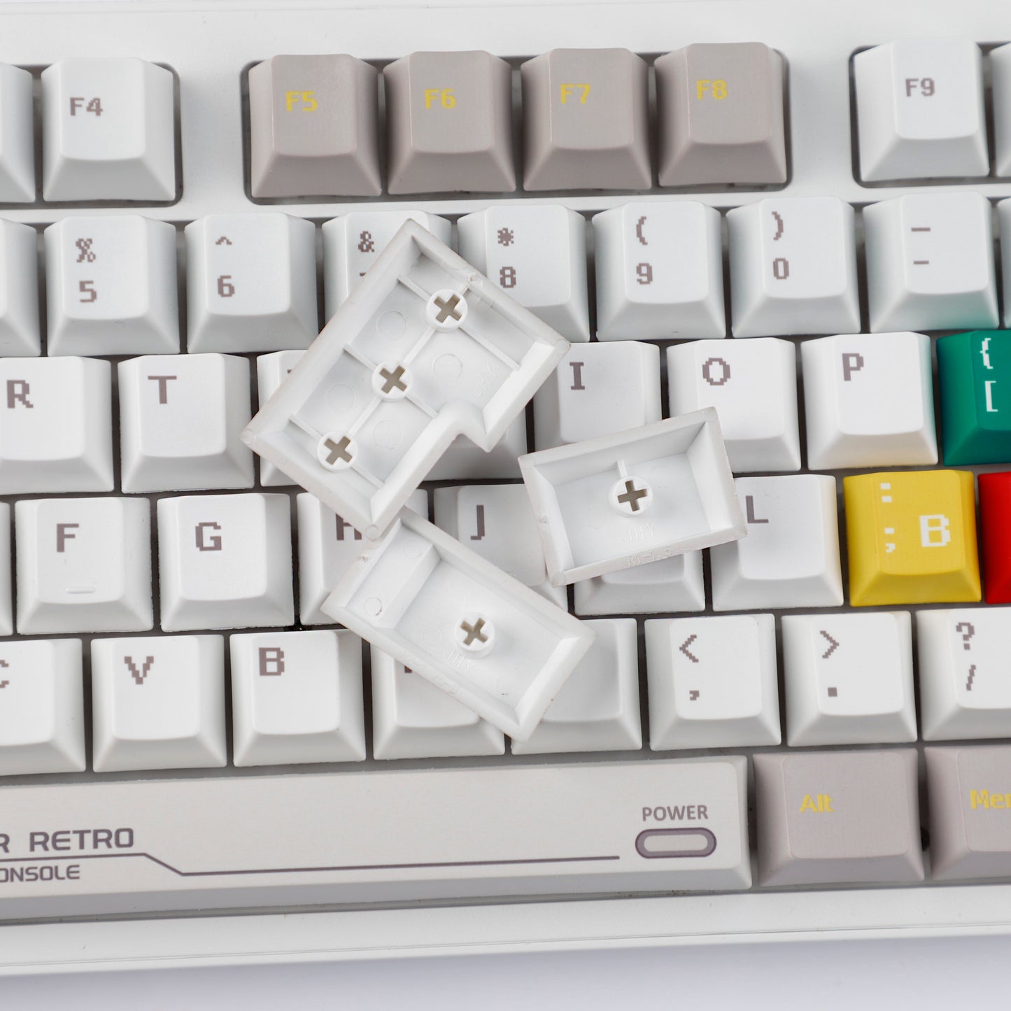 YMDK 149 Keys Retro Reminiscence Theme Keycap PBT Dye Sub Cherry Profile Keycaps for 61/64/87/104/108 MX Mechanical Keyboard