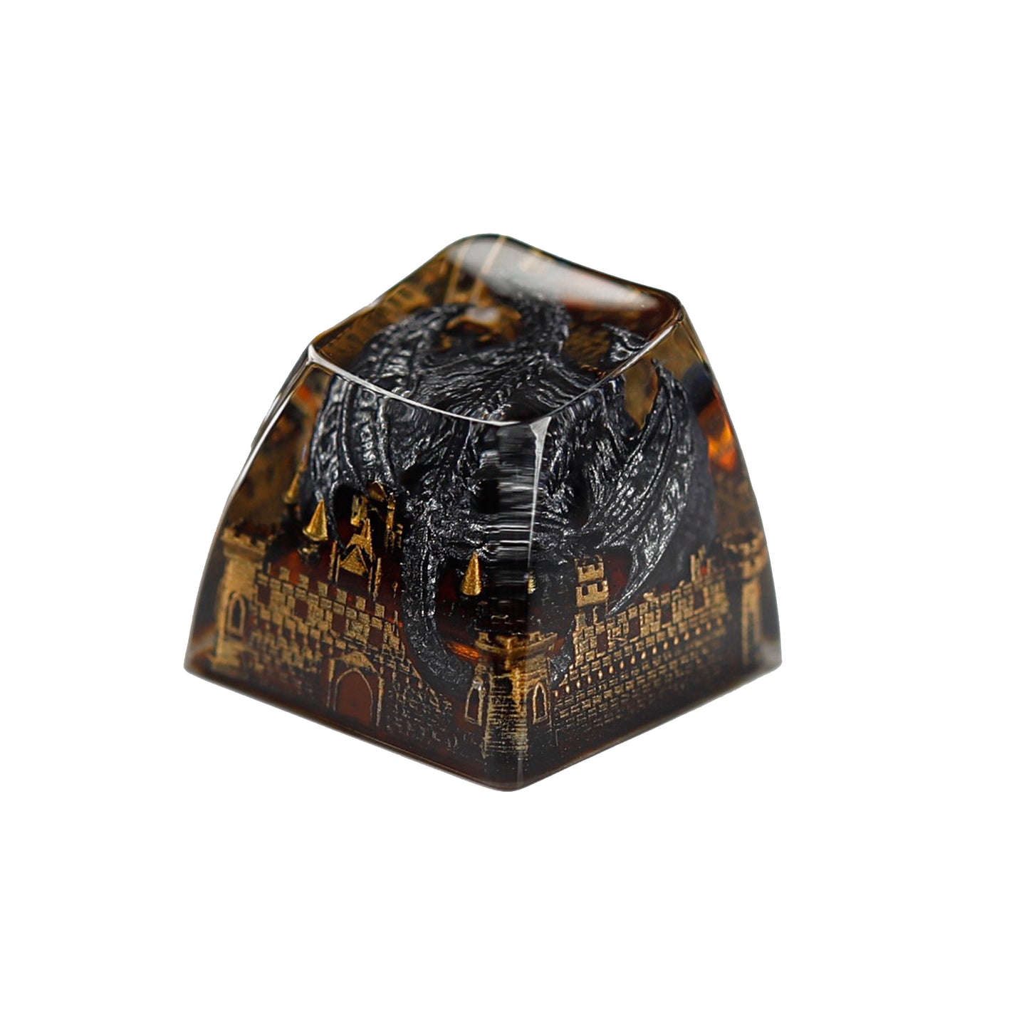 YMDK Dinosaur Resin Personalized Keycaps 1u R4 Novel Cool Key Caps for MX Mechanical Keyboards