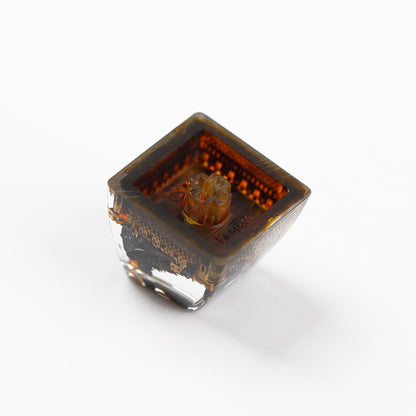 YMDK Dinosaur Resin Personalized Keycaps 1u R4 Novel Cool Key Caps for MX Mechanical Keyboards