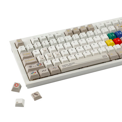 YMDK 149 Keys Retro Reminiscence Theme Keycap PBT Dye Sub Cherry Profile Keycaps for 61/64/87/104/108 MX Mechanical Keyboard