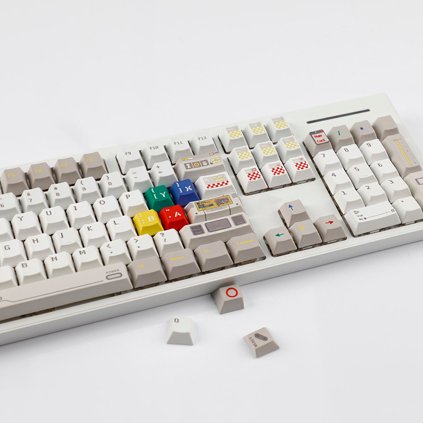 YMDK 149 Keys Retro Reminiscence Theme Keycap PBT Dye Sub Cherry Profile Keycaps for 61/64/87/104/108 MX Mechanical Keyboard