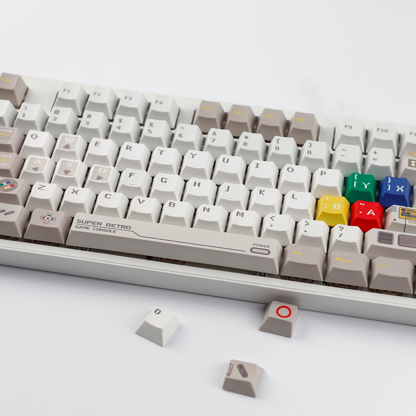 YMDK 149 Keys Retro Reminiscence Theme Keycap PBT Dye Sub Cherry Profile Keycaps for 61/64/87/104/108 MX Mechanical Keyboard