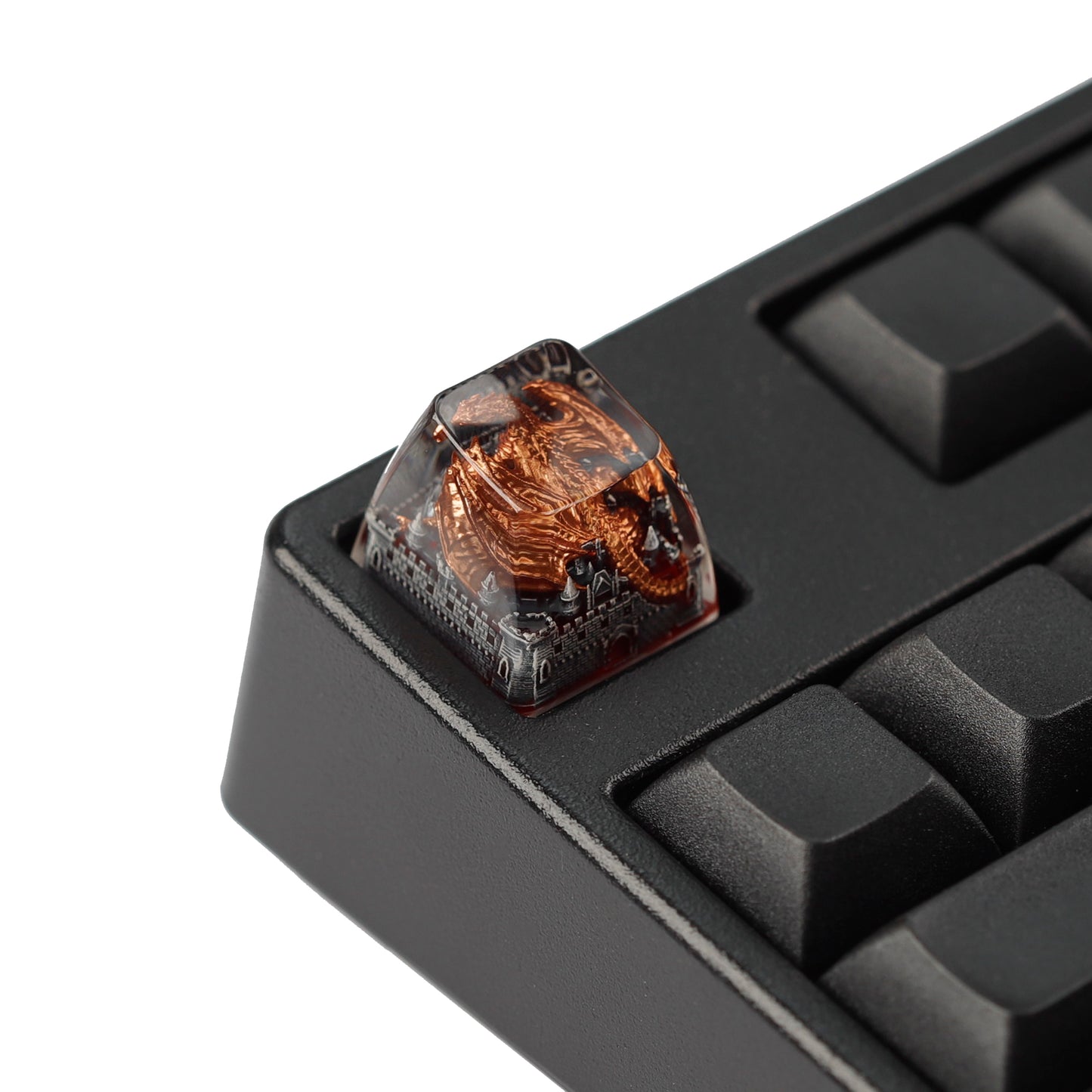 YMDK Dinosaur Resin Personalized Keycaps 1u R4 Novel Cool Key Caps for MX Mechanical Keyboards