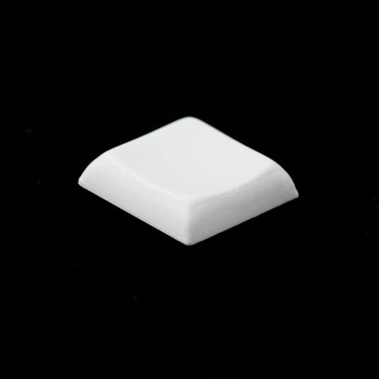 YMDK Square Round 1u Low Profile Blank Black White Keycaps PBT Material DIY for Kailh Choc 1350/1353 Switch Mechanical Keyboard