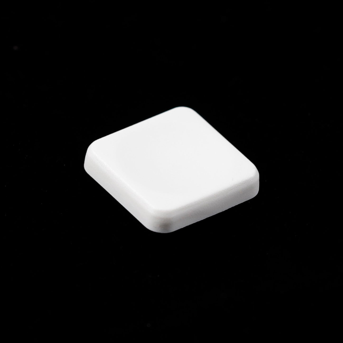 YMDK Square Round 1u Low Profile Blank Black White Keycaps PBT Material DIY for Kailh Choc 1350/1353 Switch Mechanical Keyboard