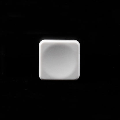 YMDK Square Round 1u Low Profile Blank Black White Keycaps PBT Material DIY for Kailh Choc 1350/1353 Switch Mechanical Keyboard