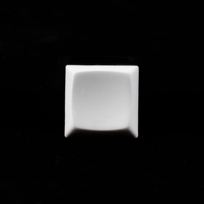 YMDK Square Round 1u Low Profile Blank Black White Keycaps PBT Material DIY for Kailh Choc 1350/1353 Switch Mechanical Keyboard