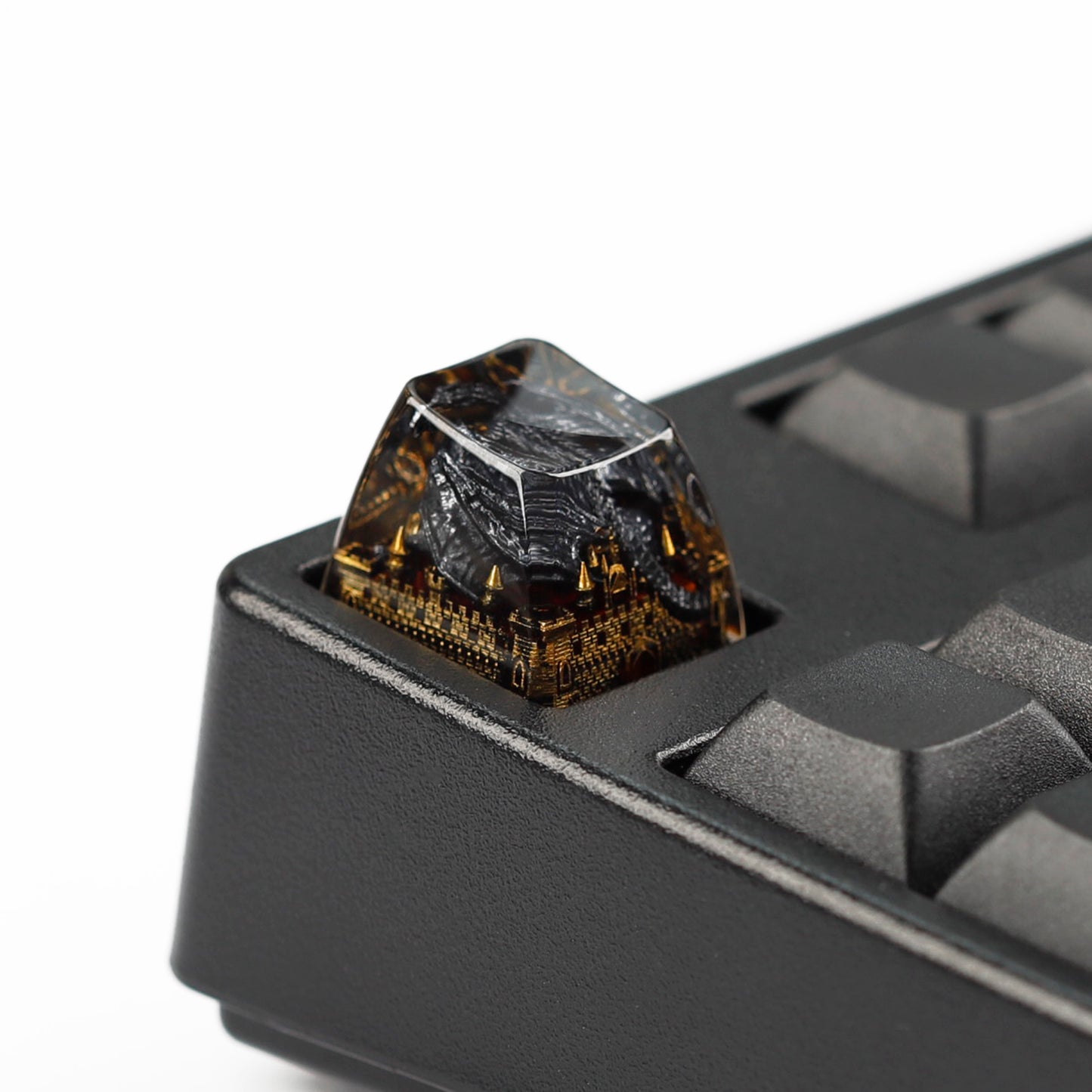 YMDK Dinosaur Resin Personalized Keycaps 1u R4 Novel Cool Key Caps for MX Mechanical Keyboards