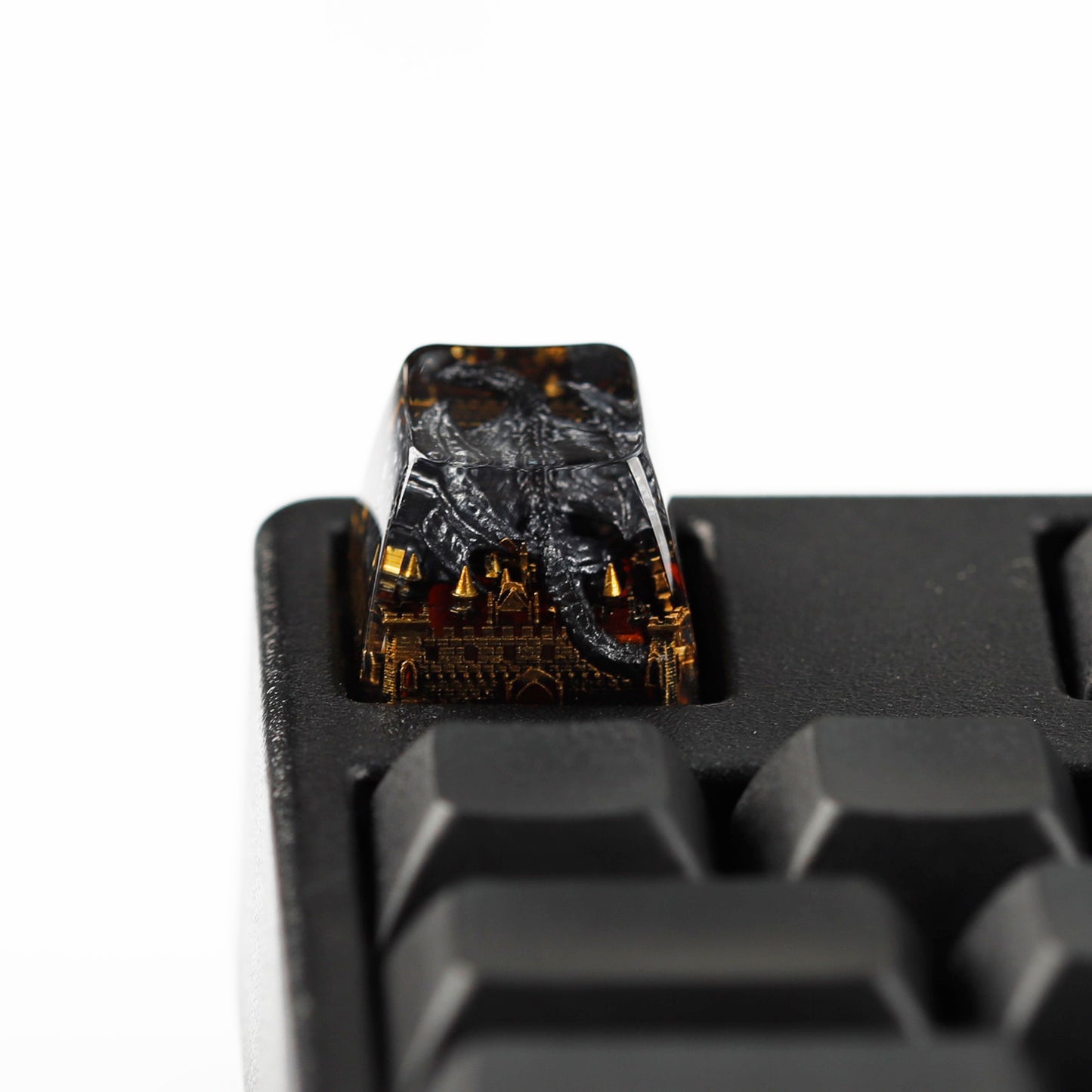 YMDK Dinosaur Resin Personalized Keycaps 1u R4 Novel Cool Key Caps for MX Mechanical Keyboards