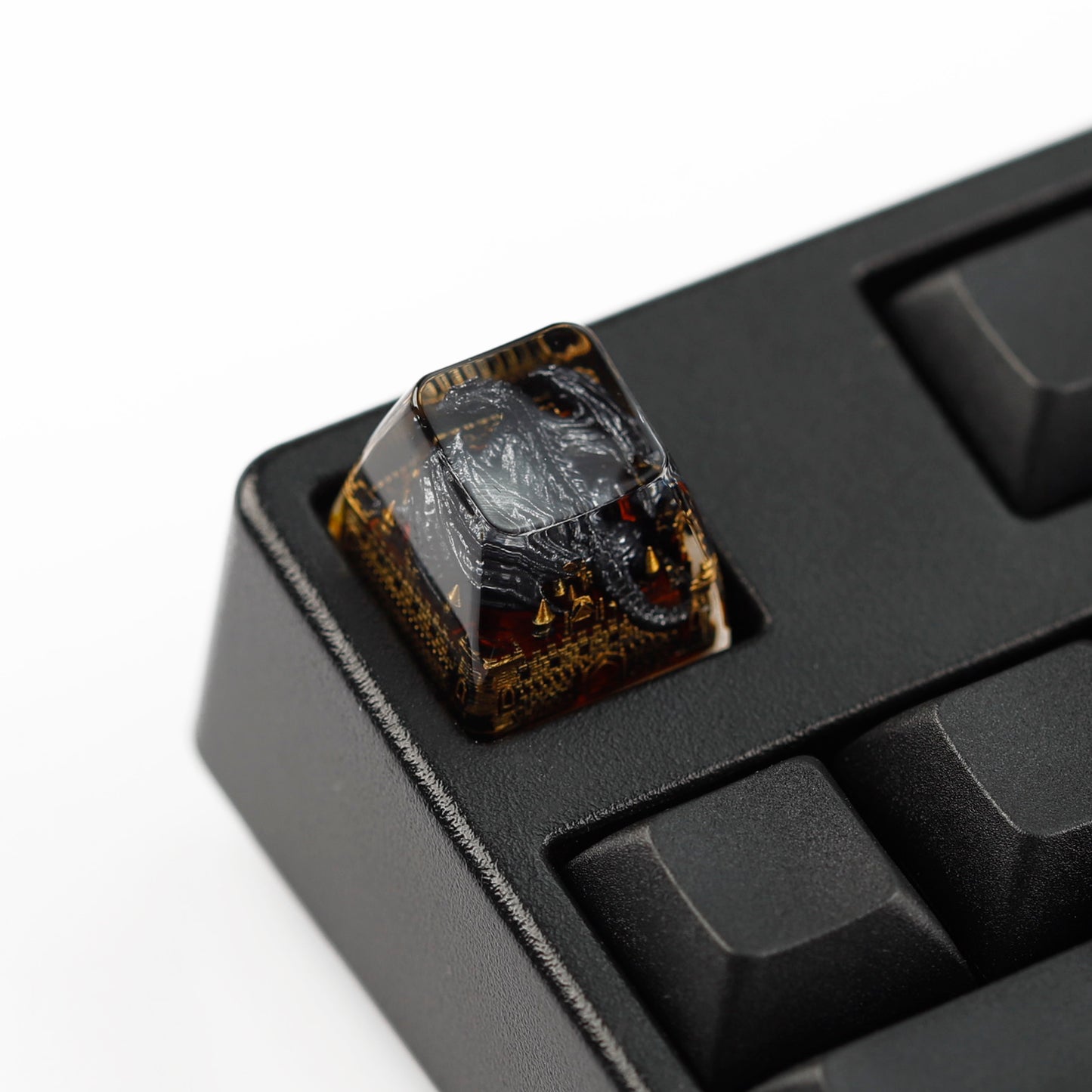 YMDK Dinosaur Resin Personalized Keycaps 1u R4 Novel Cool Key Caps for MX Mechanical Keyboards